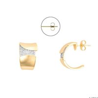 Boucles d'oreilles 4US: Cesare Paciotti Femme in laiton Zircone 4UOR8562W